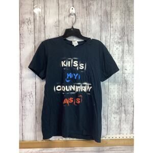 Blake Shelton Kiss My Country Ass Graphic T Shirt Black Size M Women